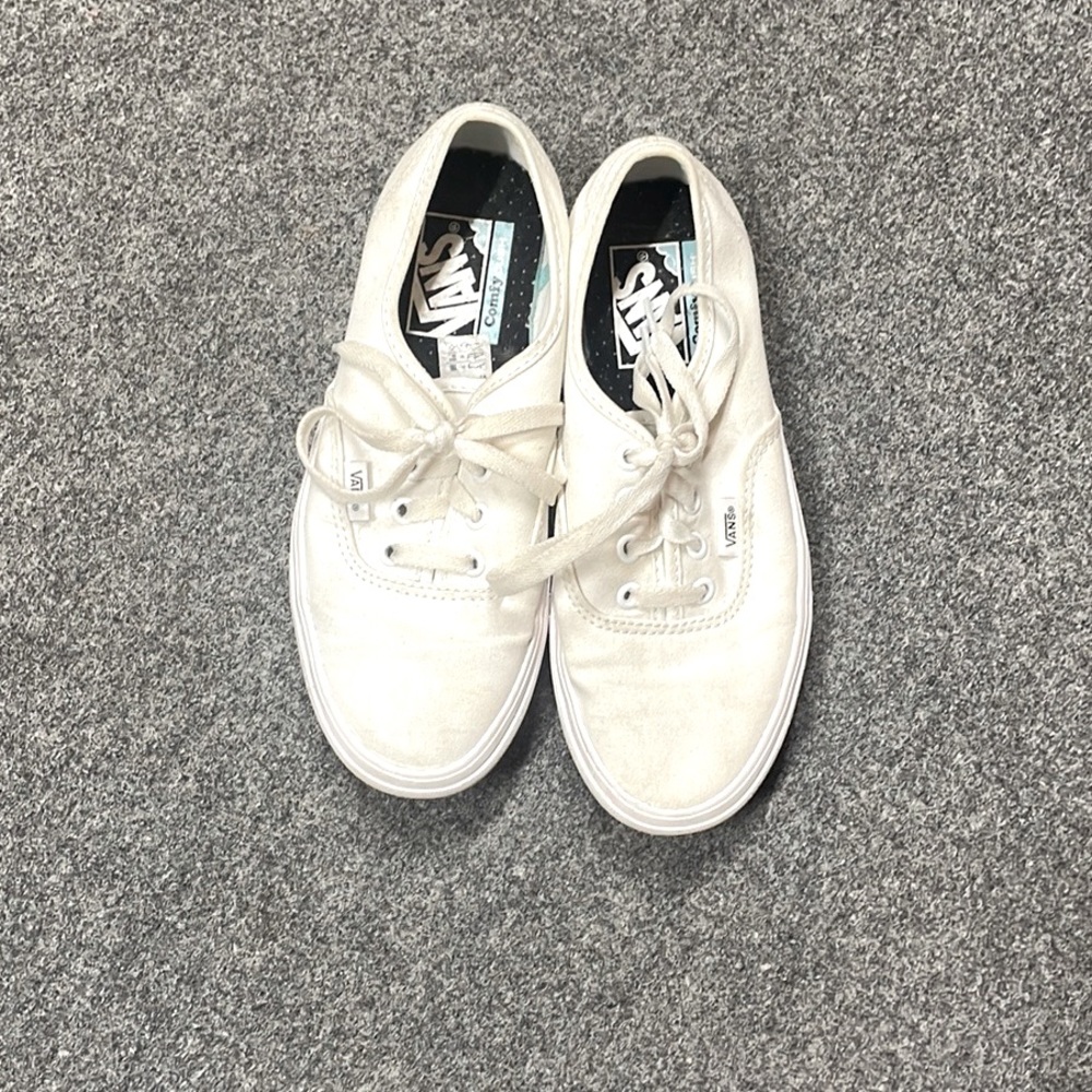 Womens Vans Authentic Canvas Comfy Cush